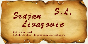 Srđan Livazović vizit kartica